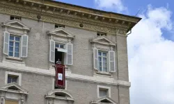 Il palazzo apostolico vaticano al momento dell'Angelus / Credit Vatican Media