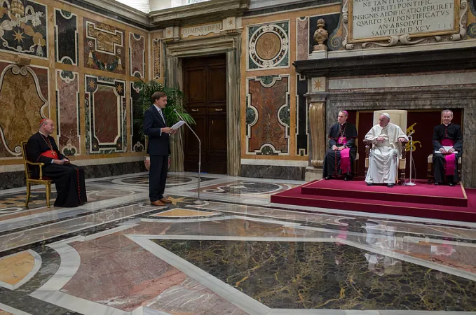 Una immagine dell'udienza del 2016 con il presidente Christiaan Alting von Geusau | | icln.at