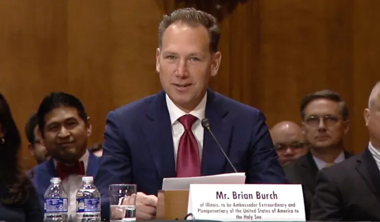 Brian Burch | Brian Burch durante l'audizione alla Commissione Esteri del Senato USA | CatholicVote