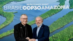 Il cardinale Parolin con il presidente brasiliano Lula / COP 30