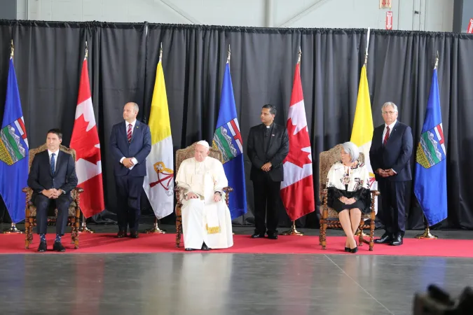 Il Papa è accolto in Canada | | AG / ACI stampa