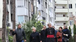 L'arcivescovo de Moulins Beaufort in Ucraina / Servizio Informazioni UGCC