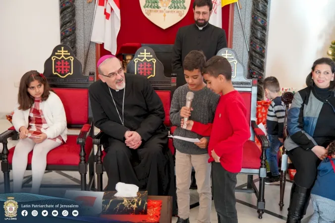 L'incontro del Patriarca Pizzaballa con i bambini di Gerusalemme |  | Patriarcato Latino di Gerusalemme