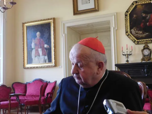 Cardinale Stanislaw Dziwisz | Il Cardinale Stanislaw Dziwisz, arcivescovo emerito di Cracovia, durante una intervista nell'arcivescovado di Cracovia  | AG / ACI Stampa