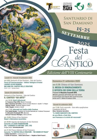 Festa del Cantico 2025 |  | Frati minori di Assisi