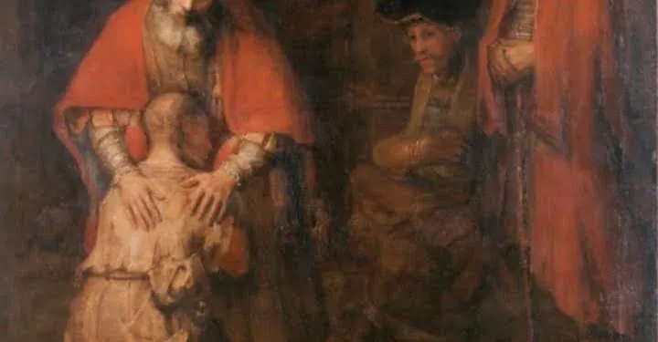Rembrandt, Ritorno del figlio prodigo | Rembrandt, Ritorno del figlio prodigo | Credit pd