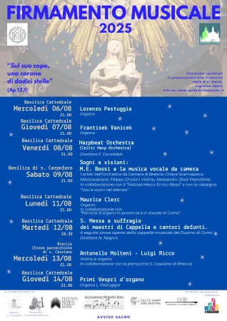 Programma |  | Cattedrale di Como