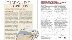 La pagina di risposta del pontefice / Credit Rivista Piazza San Pietro