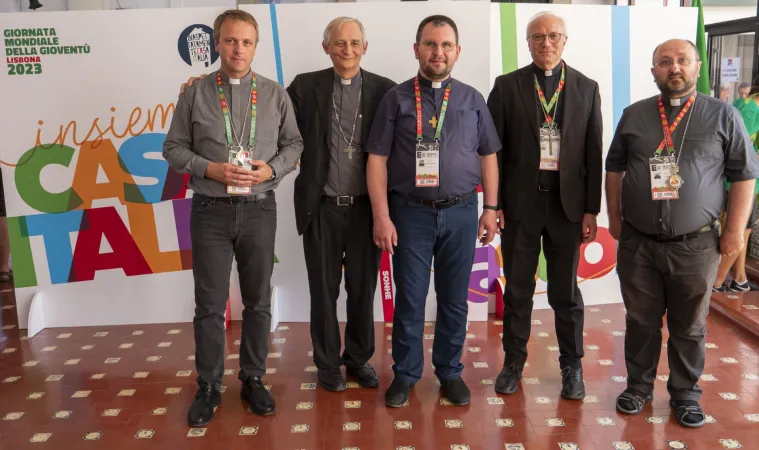 Tre Vescovi ucraini in visita a “Casa Italia” |  | CEI