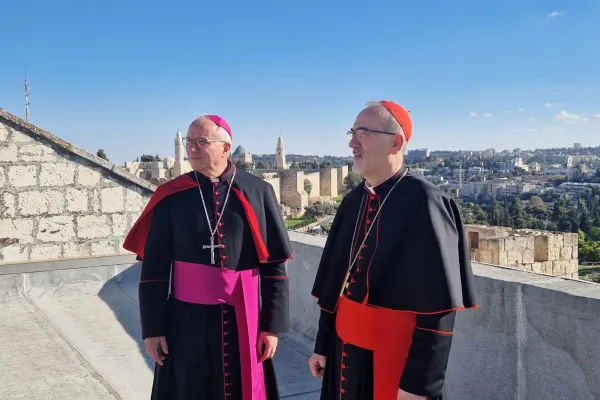 Il cardinal Pizzaballa e monsignor Baturi / Credit Cei