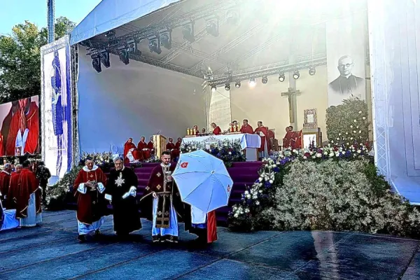 Un momento della beatificazione di Eduard Profittlich, sj / Ambasciata di Spagna in Estonia