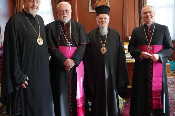 L'arcivescovo Paul Richard Gallagher con il Patriarca Ecumenico di Costantinopoli Bartolomeo I, Fanar, 29 febbraio 2024 / X @ecupatriarch