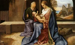 Giorgione (1478-1510), Sacra Famiglia, 1500 (National Gallery of Art, Washington DC) / Credit pd