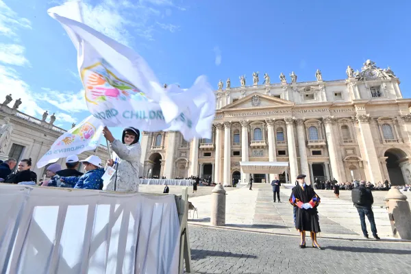 Un bambino sventola la bandiera della GMB / Credit GMB