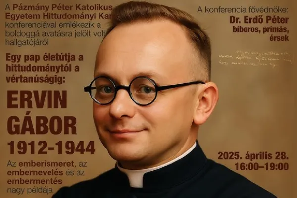 Una immagine del sacerdote Gabor Ervin, martire del nazismo / YouTube