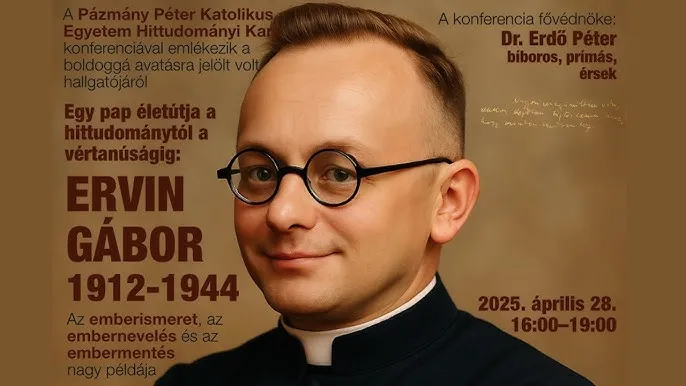 Gabor Ervin | Una immagine del sacerdote Gabor Ervin, martire del nazismo | YouTube