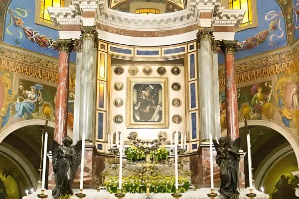 Quadro della Vergine del Rosario di Pompei / Credit Vatican Media