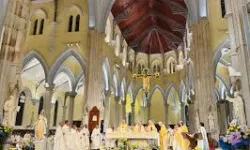 Un momento della celebrazione che inaugura il "giubileo" della diocesi di Hong Kong / FB