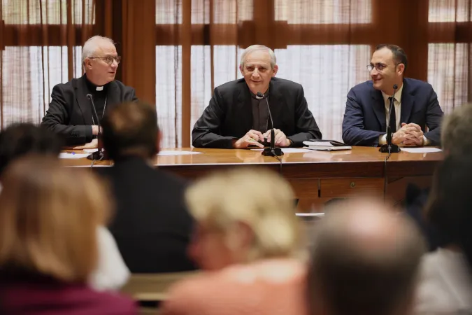 La conferenza stampa del Cardinale Zuppi - Daniel Ibanez CNA | | La conferenza stampa del Cardinale Zuppi - Daniel Ibanez CNA