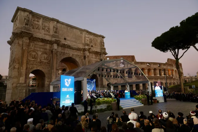 L'evento al Colosseo di oggi pomeriggio | L'evento al Colosseo di oggi pomeriggio | Credit Daniel Ibanez/ EWTN AciGroup
