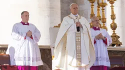 Papa Leone XIV nella celebrazione di oggi / Credit Daniel Ibanez/ EWTN AciGroup