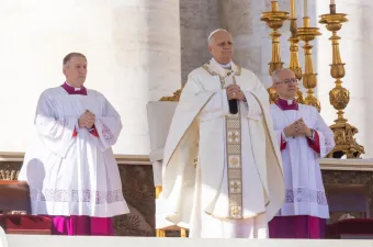Papa Leone XIV nella celebrazione di oggi / Credit Daniel Ibanez/ EWTN AciGroup
