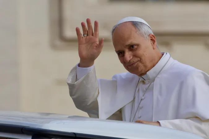 Papa Leone XIV all'udienza di oggi | Papa Leone XIV all'udienza di oggi | Credit Daniel Ibanez/ EWTN ACI Group