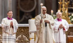 Papa Leone XIV alla celebrazione di oggi / Credit Daniel Ibanez/ EWTN AciGroup