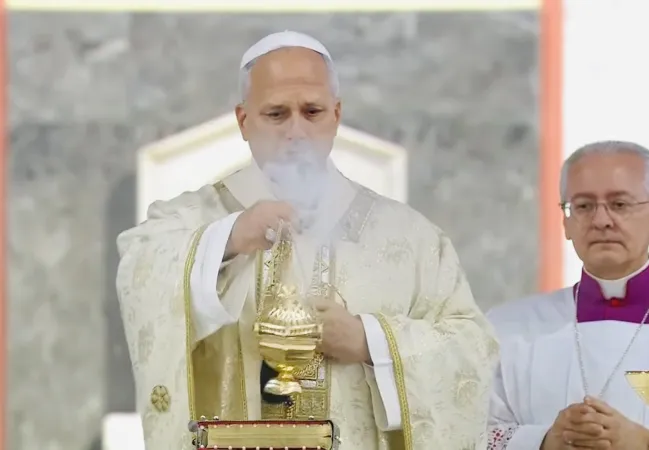 Papa Leone XIV a Sant'Anselmo |  | Vatican  Media / EWTN