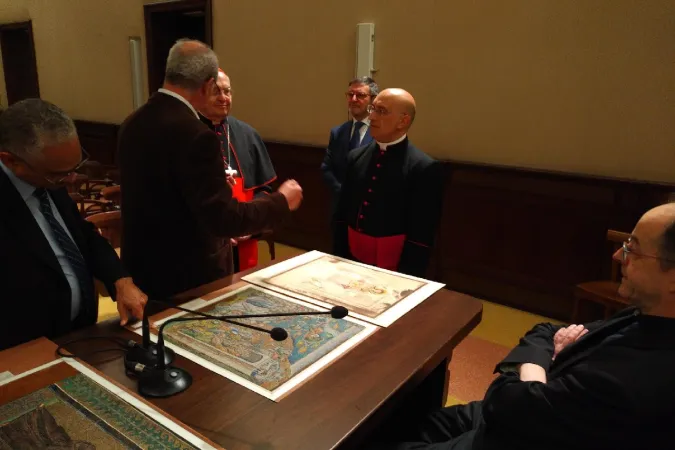 Un momento della visita del cardinale Sandri al Piac | | CCO
