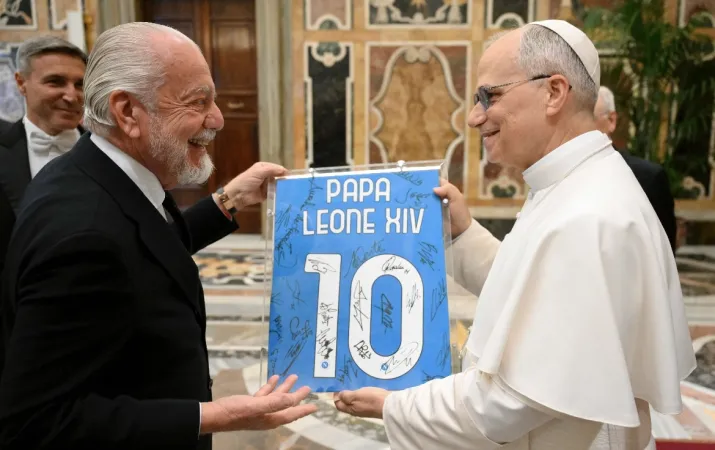 Il Papa con la squadra del Napoli |  | Vatican Media / ACI Group