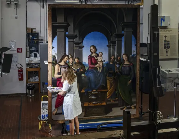 Pala del Perugino | Pala del Perugino | Palazzo Malatestiano