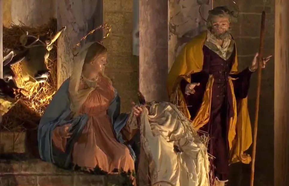Il presepe di Piazza S. Pietro