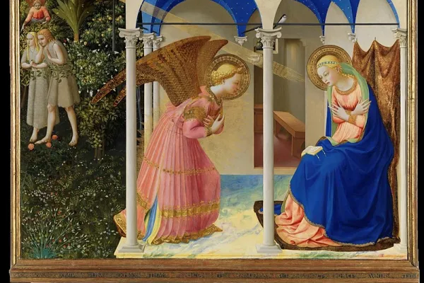 L'Annunciazione del Prado, Beato Angelico, 1435 / Credit pd