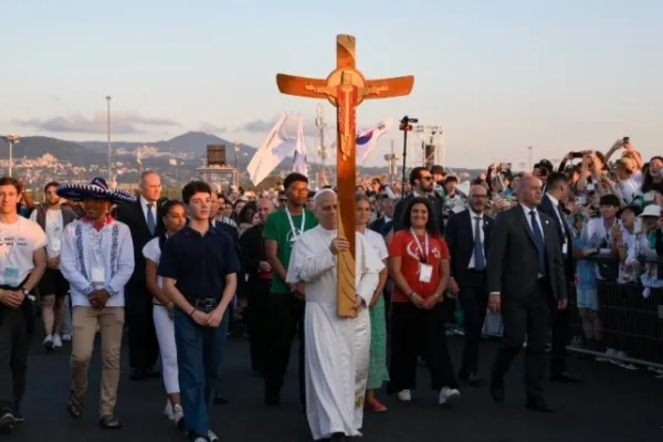 Papa Leone XIV al Giubileo dei giovani (2 agosto 2025) / Credit Vatican Media