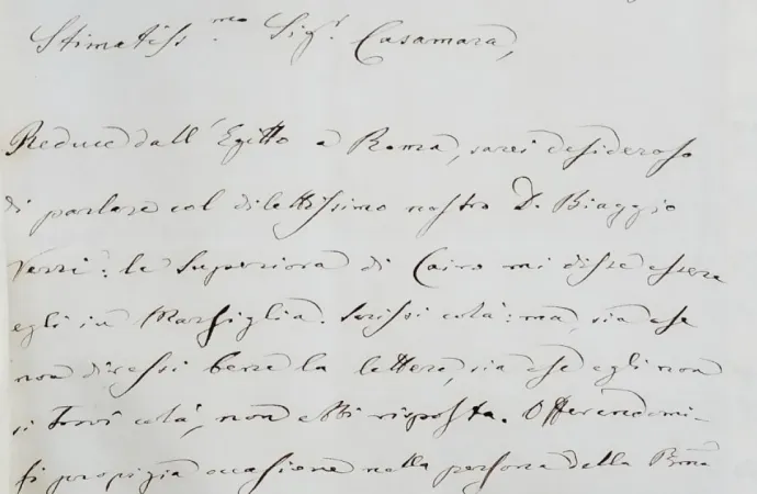 Una lettera di Comboni | | www.comboniani.org