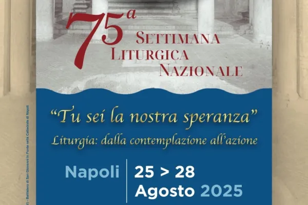 La locandina della Settimana Liturgica / Credit 75' Settimana Liturgica