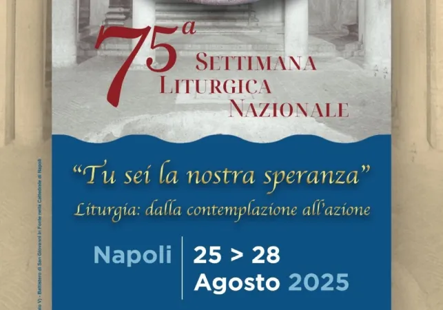 La locandina della Settimana Liturgica | La locandina della Settimana Liturgica | Credit 75' Settimana Liturgica