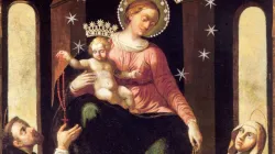 Il quadro della Vergine di Pompei / Credit Santuario della Madonna di Pompei