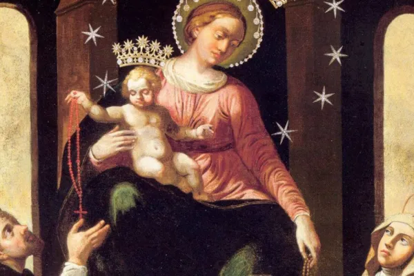 Il quadro della Vergine di Pompei / Credit Santuario della Madonna di Pompei