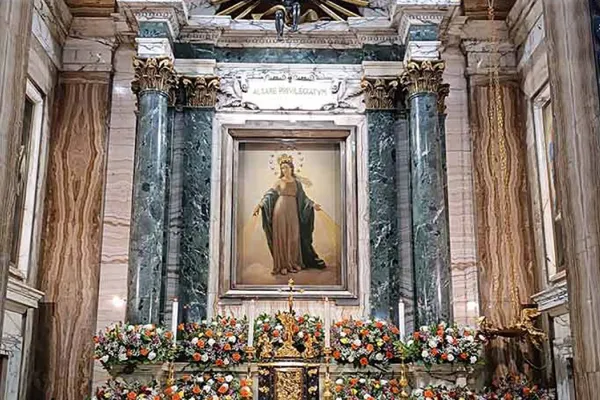 L'altare della Madonna del Miracolo a Roma / Credit Diocesi di Roma