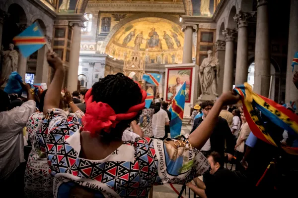 Un momento della beatificazione di Floribert, Basilica di San Paolo Fuori Le Mura, 15 giugno 2025 / Sant'Egidio