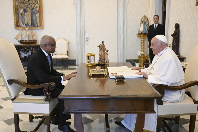 Il Papa e il Presidente di Capo Verde |  | Vatican Media / ACI Group