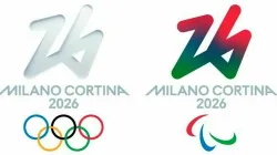 Il logo delle Olimpiadi invernali 2026 / Credit pd