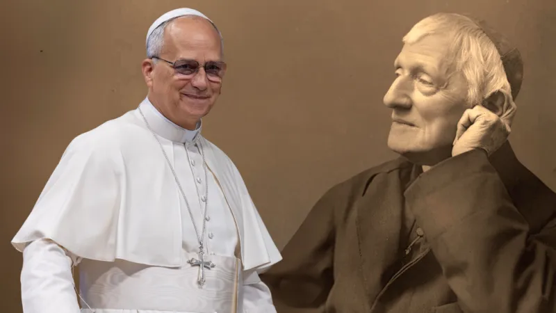 Papa Leone e San John Henry Newman |  | Vatican Media e Wiki