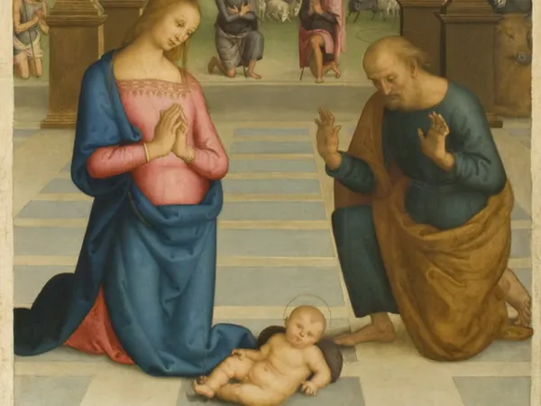 Perugino, Adorazione dei Pastori |  | Chiesa di Milano.it