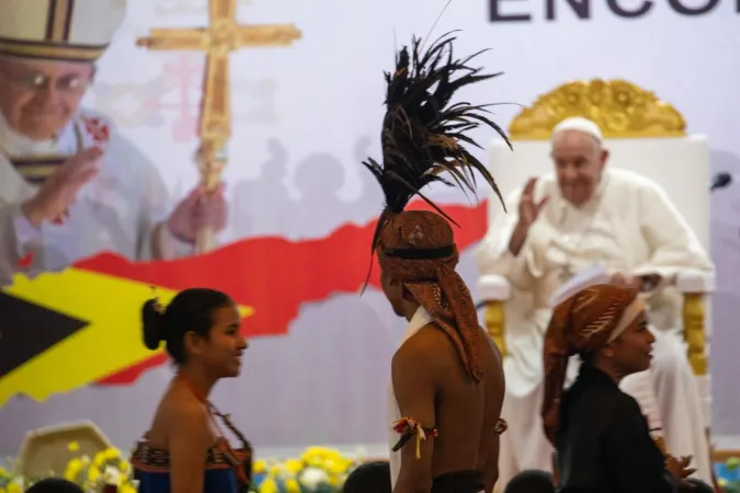 Il Papa ai giovani di Timor Leste |  | Daniel Ibanez / ACI Group