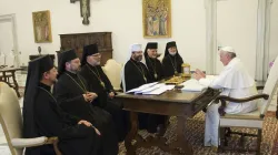 Papa Francesco incontra i membri del Sinodo Permanente della Chiesa Greco-Cattolica Ucraina, 5 marzo 2016  / © L'Osservatore Romano