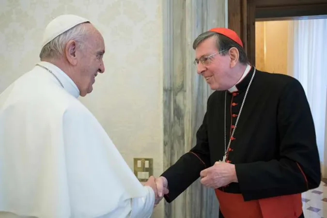 Papa Francesco e il cardinale Koch | Papa Francesco in un incontro con il Cardinale Kurt Koch, presidente del Pontificio Consiglio per la Promozione dell'Unità dei Cristiani | Vatican Media / Catholic News Agency