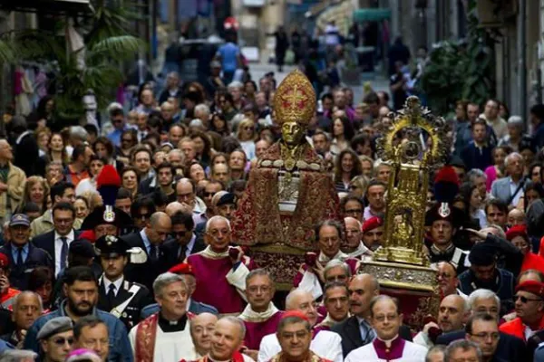 La processione di San Gennaro / Credit Chiesa di Napoli